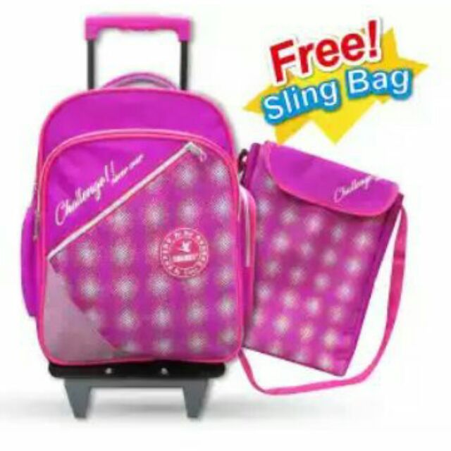 swan trolley school bag