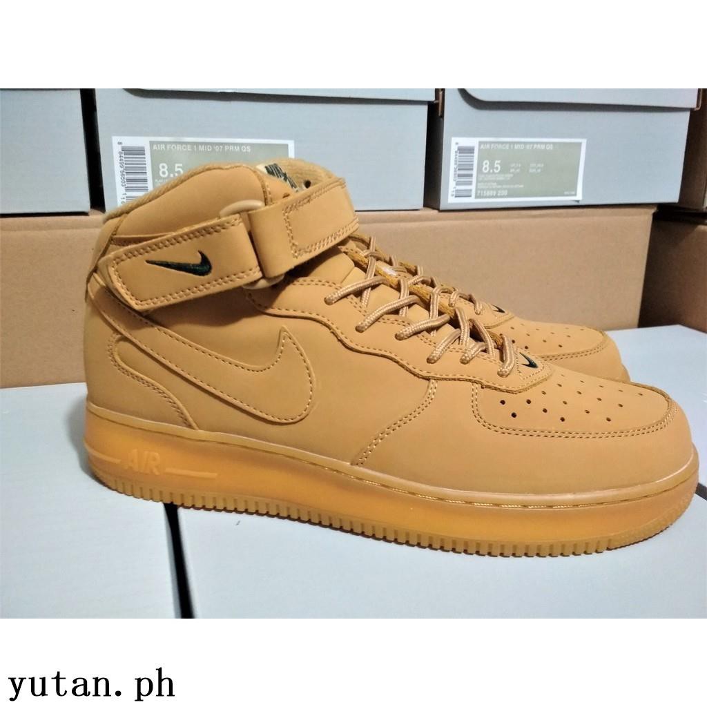 air force 1 mid flax