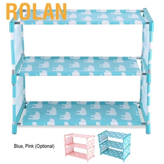 3 Tiers Non Woven Fabric Standing Shoe Rack Diy Shoes Storage Shelf Organizer Shopee Malaysia