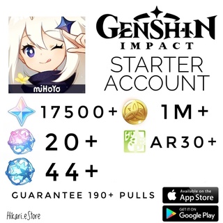 [CHEAPEST] 原神 Genshin Impact (Reroll Account) | Starter Account