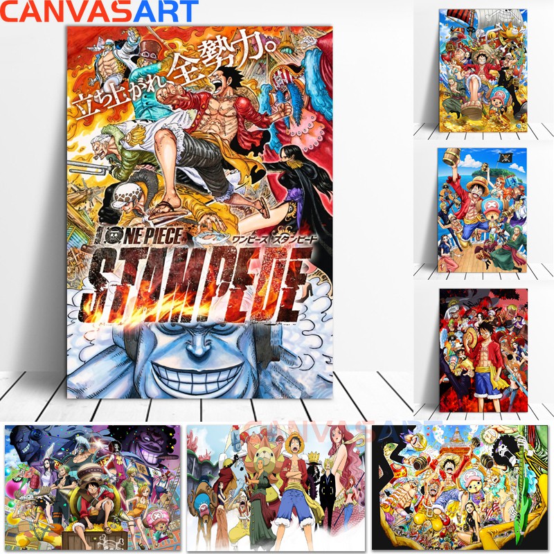 Canvas Art Hd Pictures One Piece Stampede All Poster Wall Pictures For Living Room Canvas Painting Pictures By Numbers Shopee Malaysia