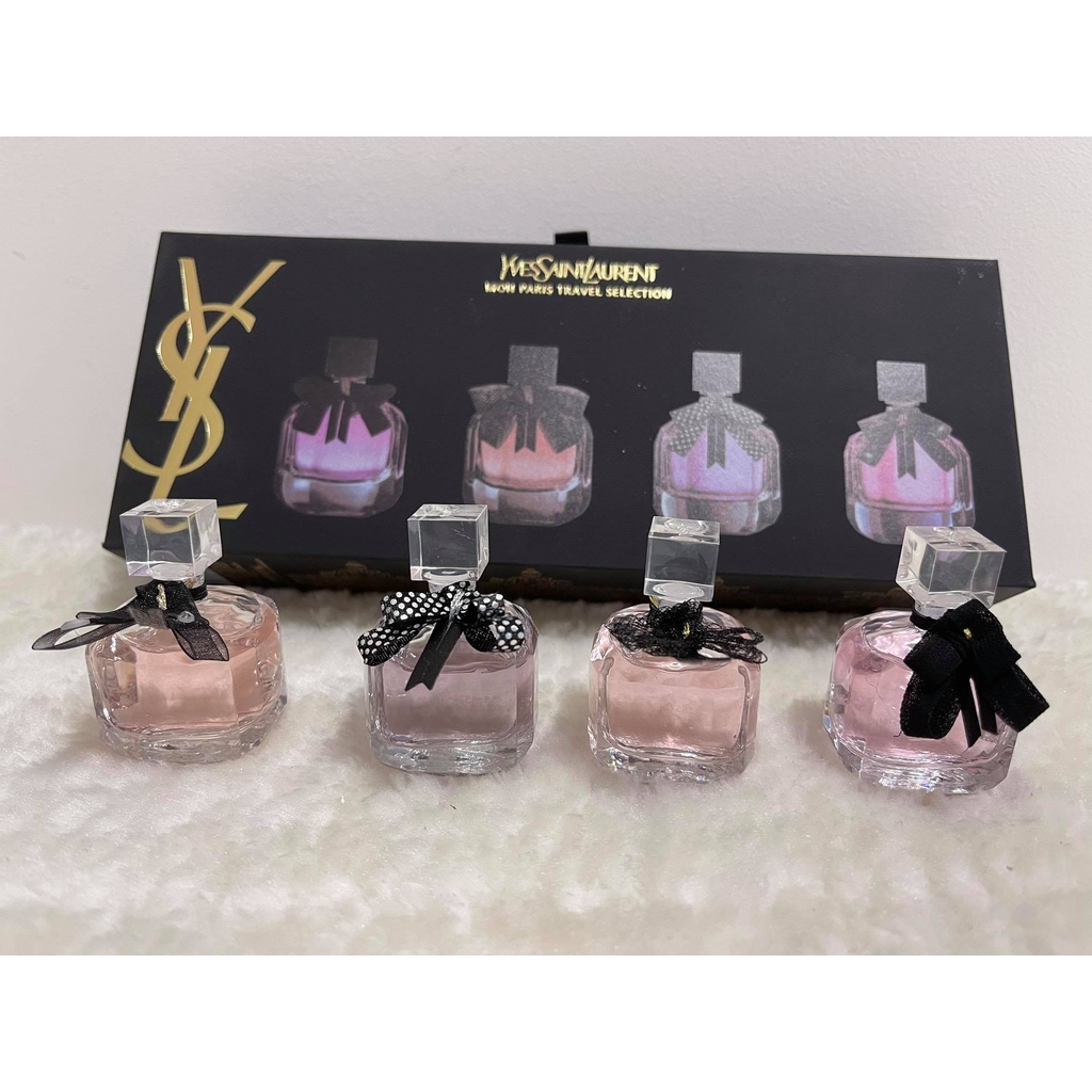 Ysl Mon Paris Travel Selection 4 In 1 Set (4 X 7.5Ml)/For  Woman/Giftsethadiah/Travelset/Minifragrance/香水套装 | Shopee Malaysia