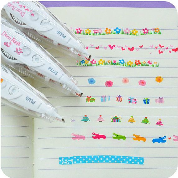 Plus Deco Rush Decoration Pen Decoration Refill Dc 016 Series Adorable Design Tape Decoration 6 Mm X 6 M Shopee Malaysia