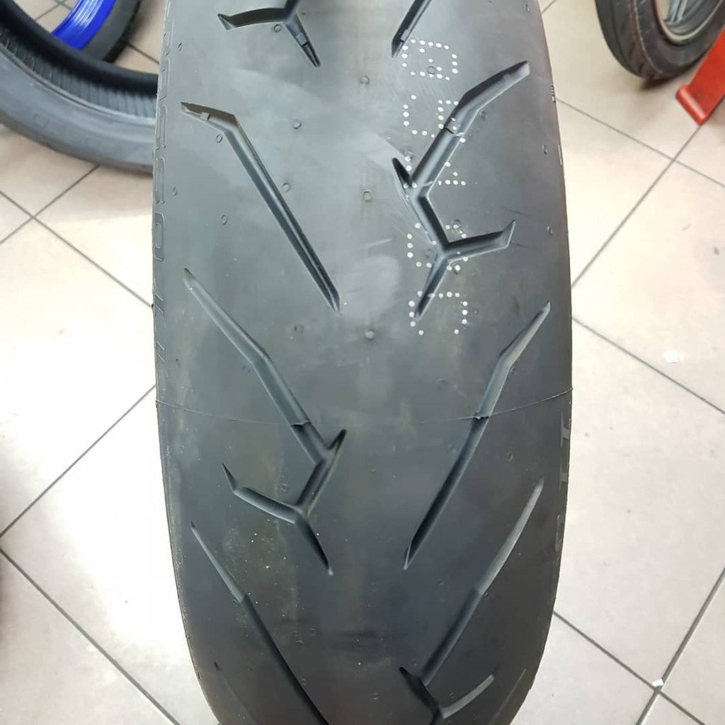 Original Pirelli Diablo Rosso 2 Tubeless Tyre Tayar Tire Racing Besar 160 60zr17 160 60r17 160 60 17 160 60 17 Ktm R25 Shopee Malaysia