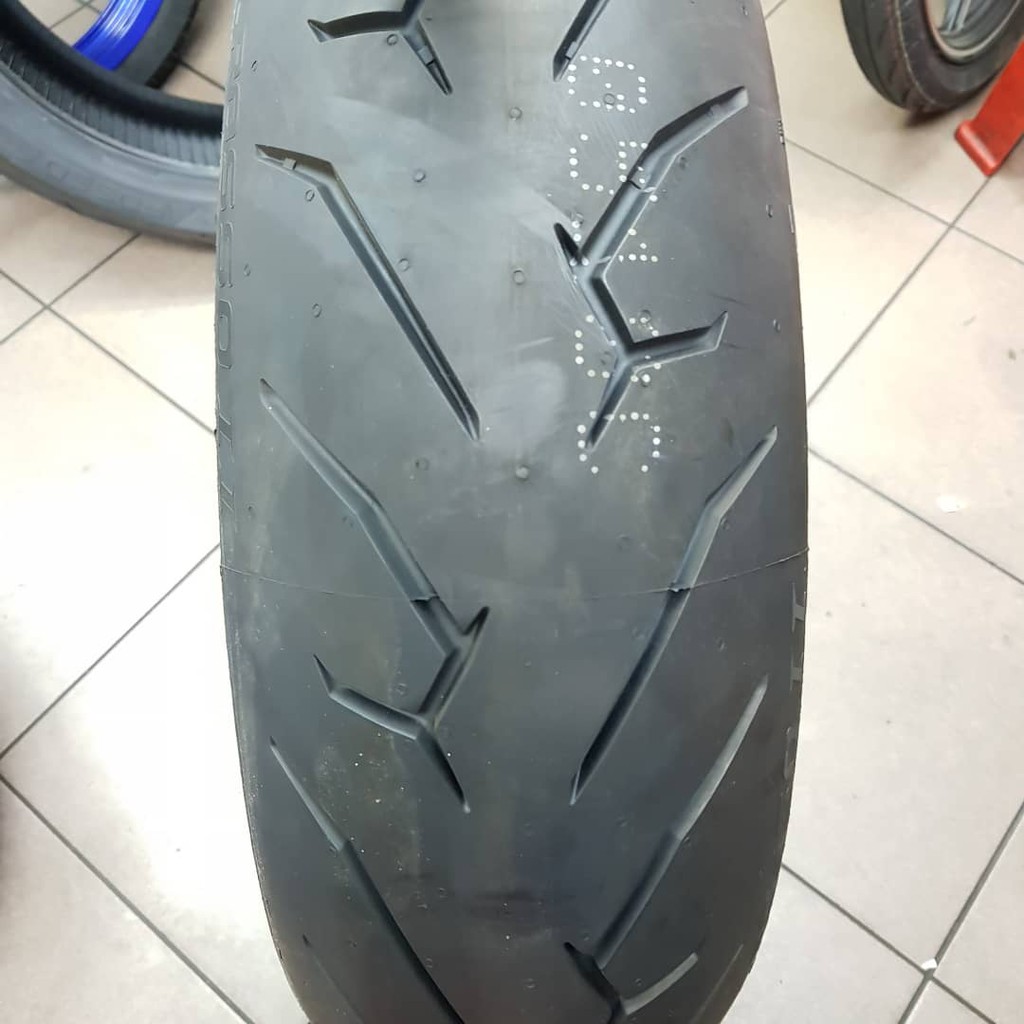 Original Pirelli Diablo Rosso 2 Tubeless Tyre Tayar Racing Besar 160 60zr17 160 60r17 160 60 17 160 60 17 R25 Shopee Malaysia