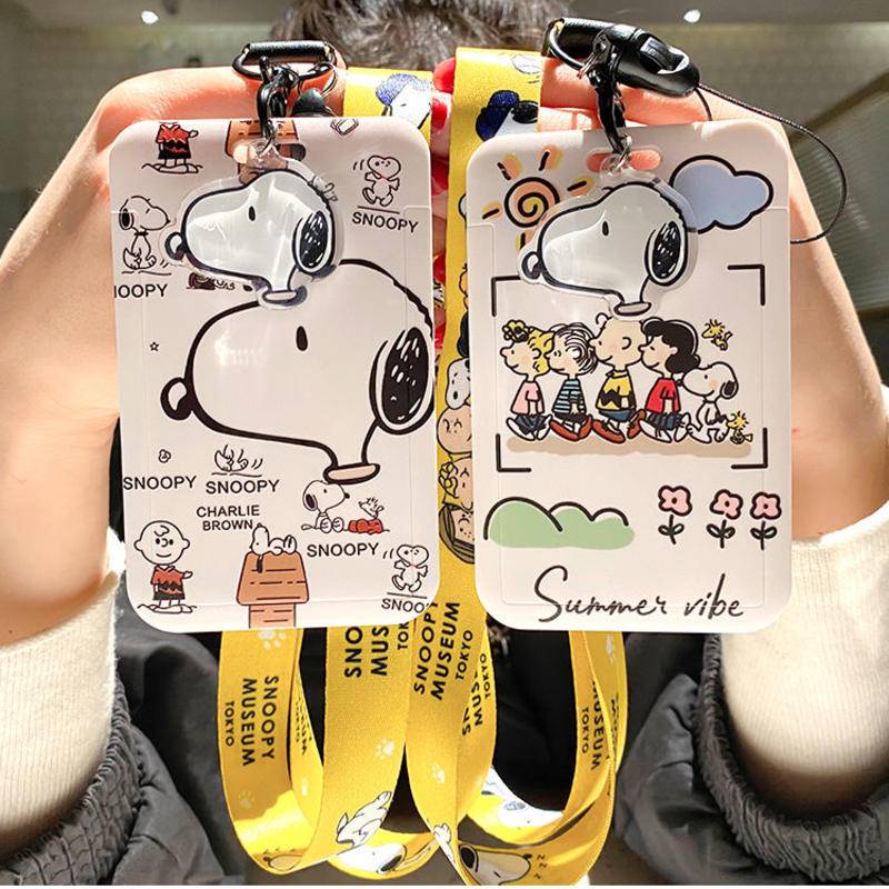 Snoopy Card Holder Work Card Holder Student Campus Meal Card Holder Water Card Subway Access