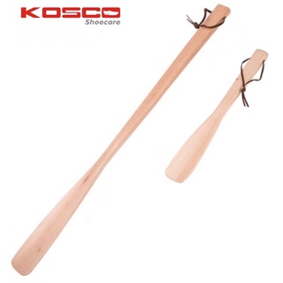KOSCO  Wooden Shoe Horn 25cm and 53.8cm Shoecare