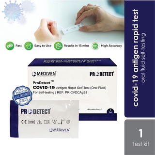 Image of Mediven Prodetect Covid-19 Antigen Rapid Test (Oral Fluid) Test Kit 1S