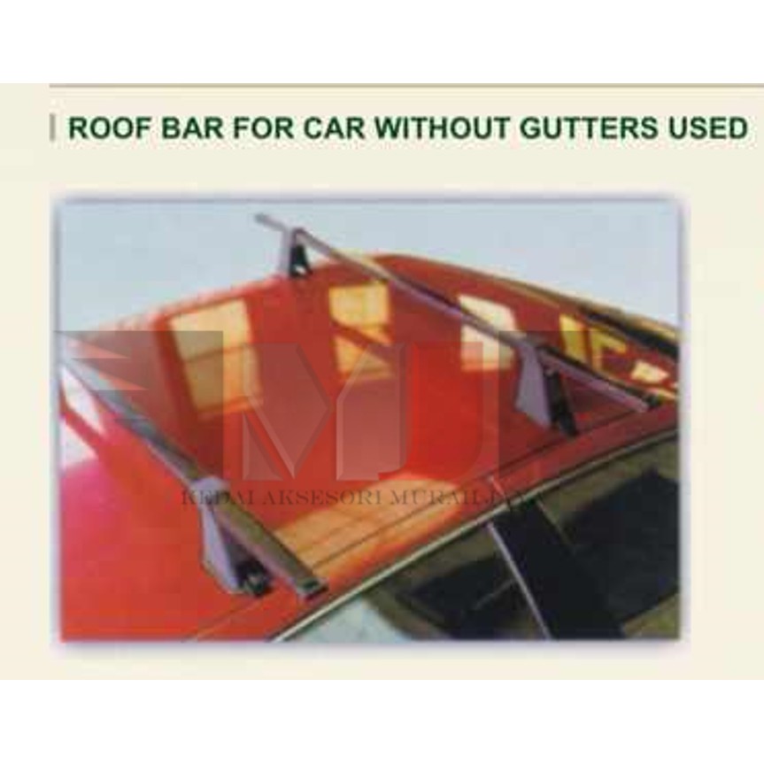 6007-5 Roof Bar for car without channel gutters QEE Roof carrier