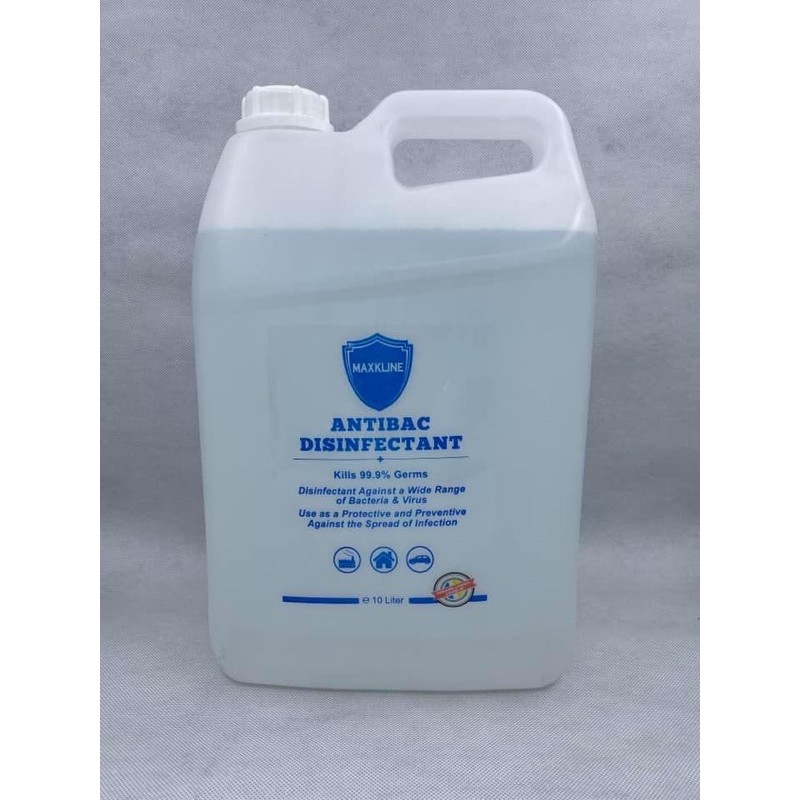 MAXKLINE DISINFECTANT (10L) (KKM APPROVAL) / ETHANOL 75% (ALCOHOL ...