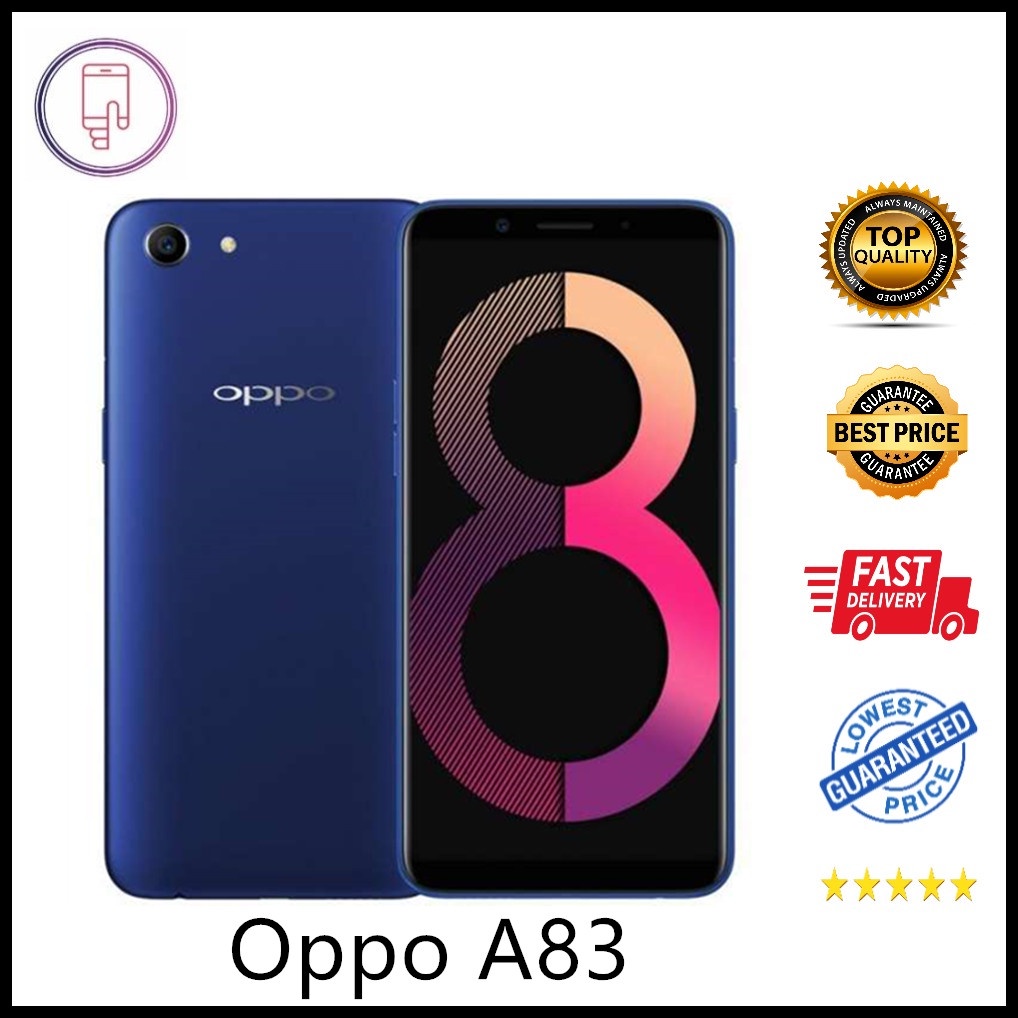 Oppo A83 (4GB RAM + 64GB ROM) 5.7 inch'' LTE Original Used Condition 95% As Like New Original Smartphones