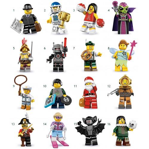 8833 LEGO Minifigures Series 8 - Complete sets of 16 (MISP) | Shopee ...