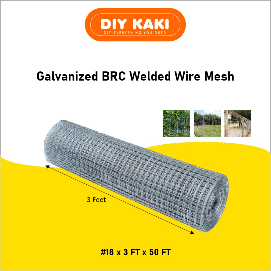 【17G/18G】4' x 80' | 3' x 50' STRONGER THICKER KASAR Galvanized BRC