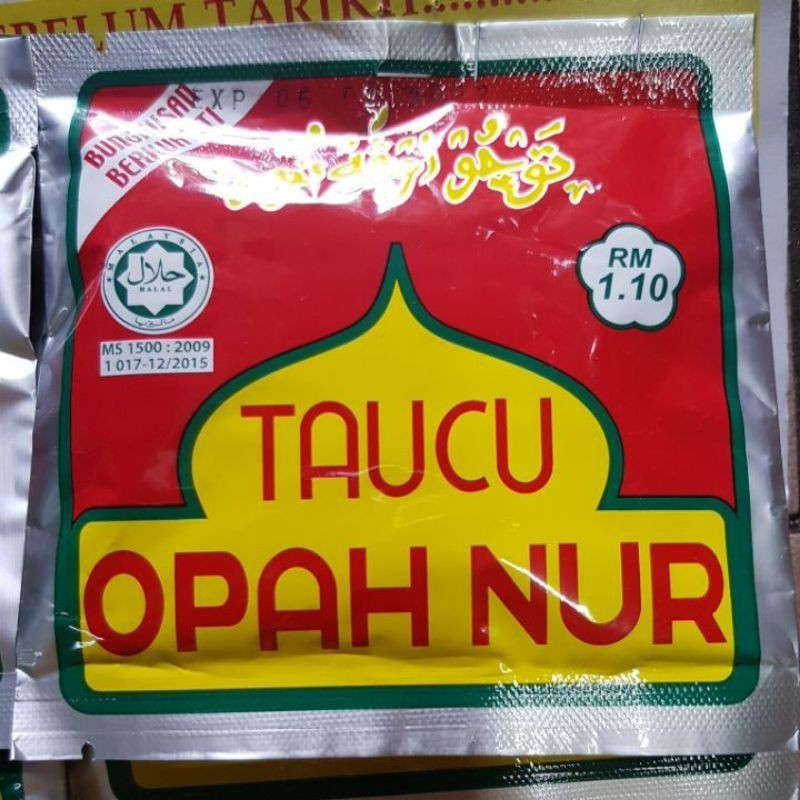 3 20 Halal Taucu Opah Nur 豆豉酱 60g Shopee Malaysia