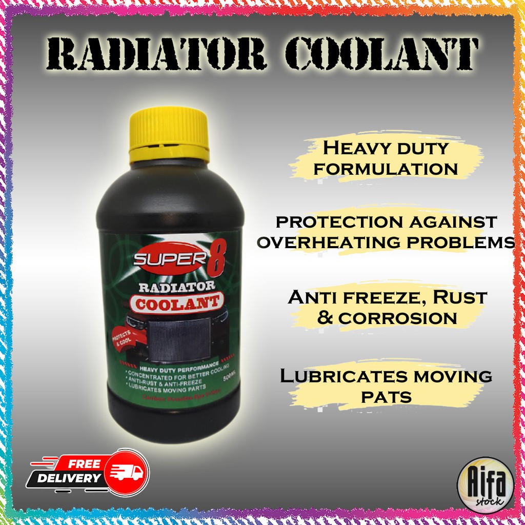 Ready Stock Super8 Radiator Coolant Care Car Radiator Enjin Kereta Exterior Men Accessories Murah Water Cooling Motor Shopee Malaysia