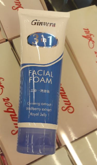 ginvera 3 in 1 facial foam