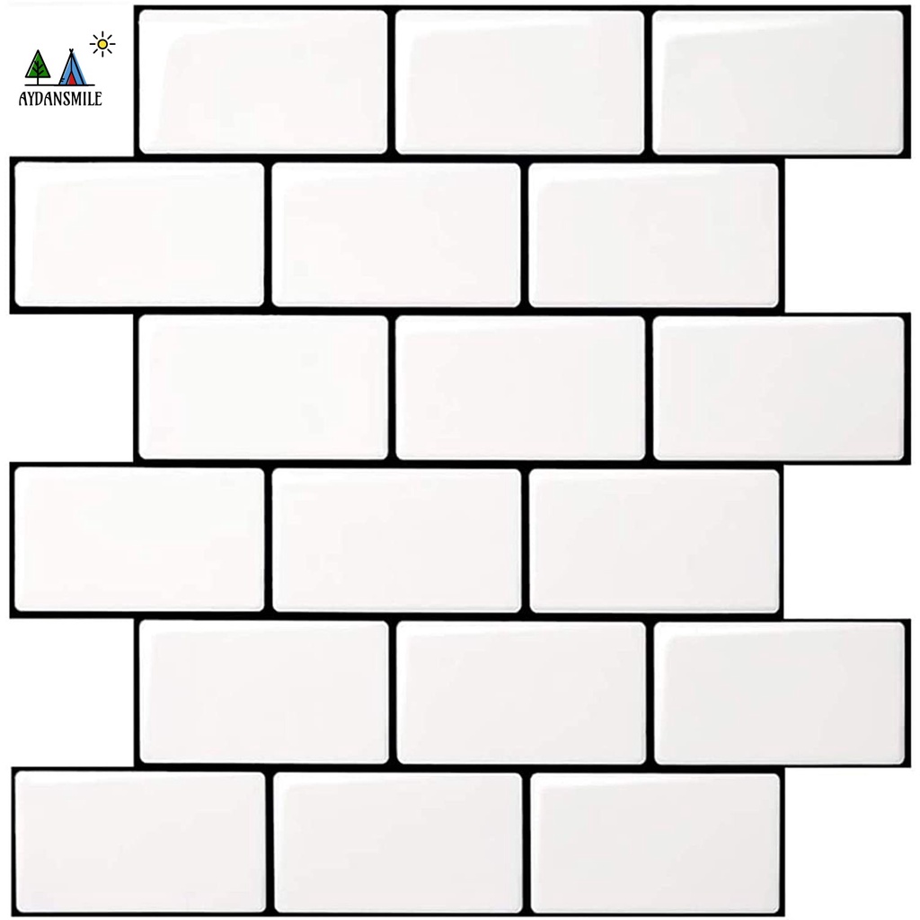 Art3d Subway Tile Peel and Stick Backsplash Stick on Tile Kitchen