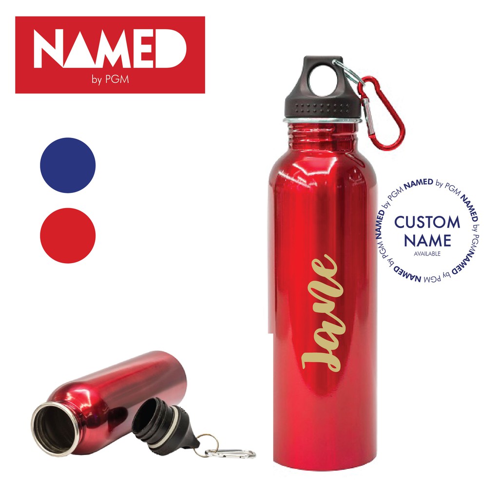 Customisable Sports Bottle Gym Metal Bottle Custom Name Personalised