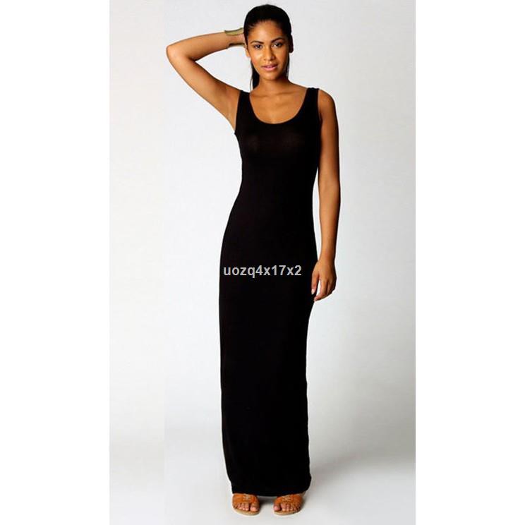 long black sleeveless dresses