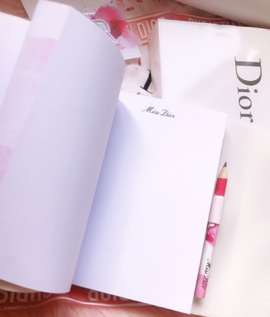 notebook miss dior