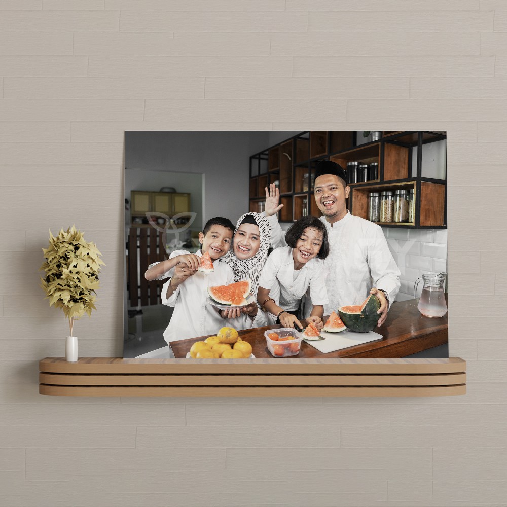 Canvas Frame Print A3 / A2 Customize Print Canvas with Wood Frame ...