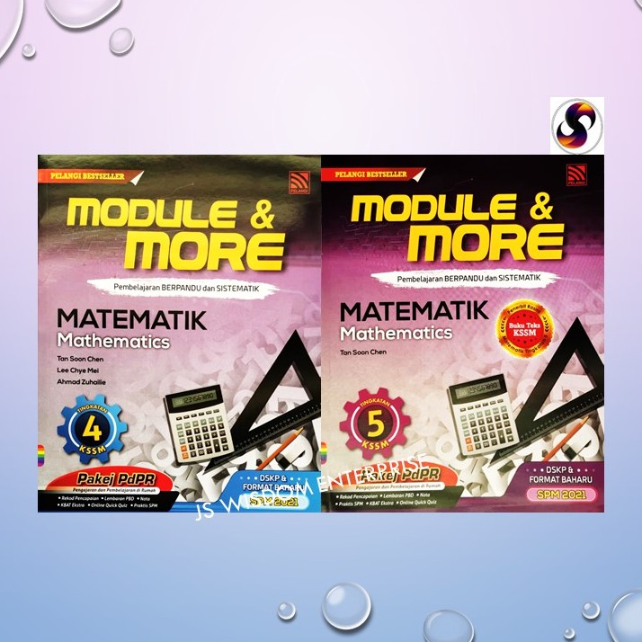 New 2021 Kssm Module More Matematik Tingkatan 4 5 Dwibahasa Kssm Mathematics Penerbit Pelangi Shopee Malaysia