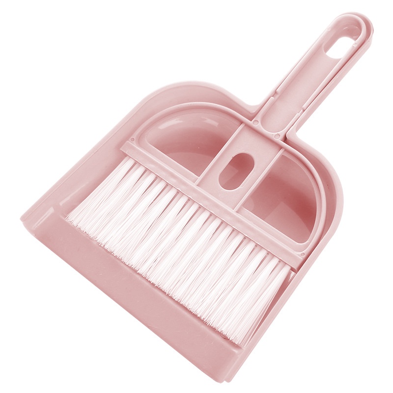 ✁▼◎Small broom and dustpan combination student school desktop cleaning small broom mini set household pet shovel broom