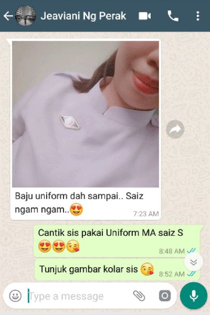 Uniform Pembantu Perubatan Baju Seluar Ma Shopee Malaysia