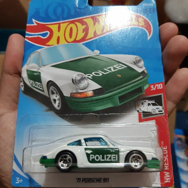 hot wheels porsche polizei