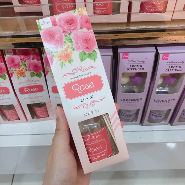 Aroma Diffusers Few Scent 50ml Daiso Cotton Candy Aroma Diffuser with Reed Shopee Malaysia