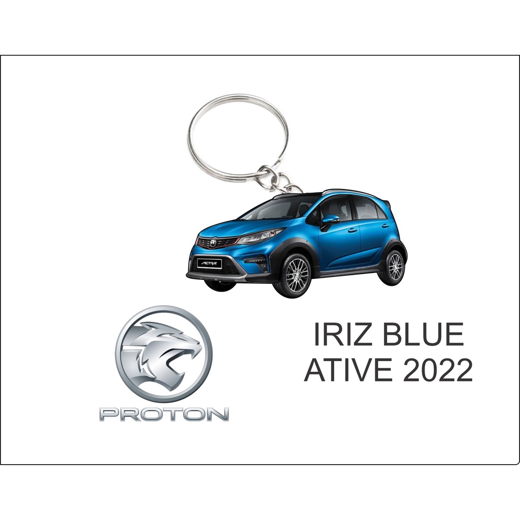 proton iriz active blue 2022 keychain 2d | Shopee Malaysia