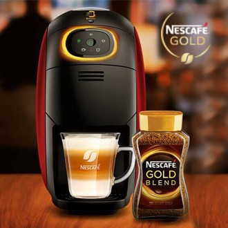 Nescafe Gold Blend Barista Machine Red Color Limited Edition Shopee Malaysia