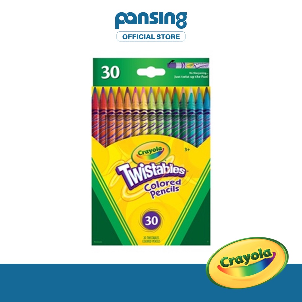 Crayola Twistables Color Pencils (30 Count) Shopee Malaysia