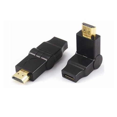 Hdmi Male To Mini Hdmi Female Right Angle 90 180 270 Degree Rotate Rotation Adapter 1 Unit