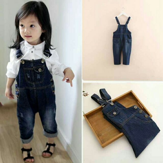 denim jumpsuit for baby girl