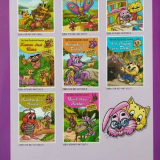 Buku Cerita Kanak kanak Mudah Membaca Suku Kata Kucing dan Buku Cerita Kanak kanak Mudah Membaca Suku Kata Kucing dan