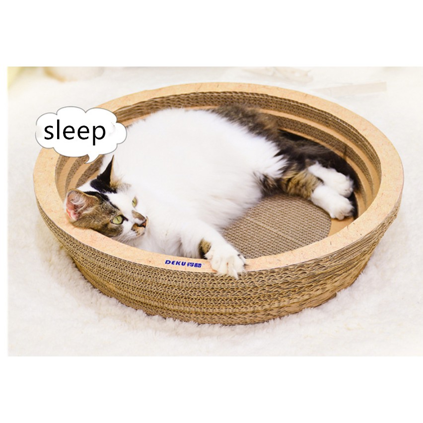 round cat scratcher