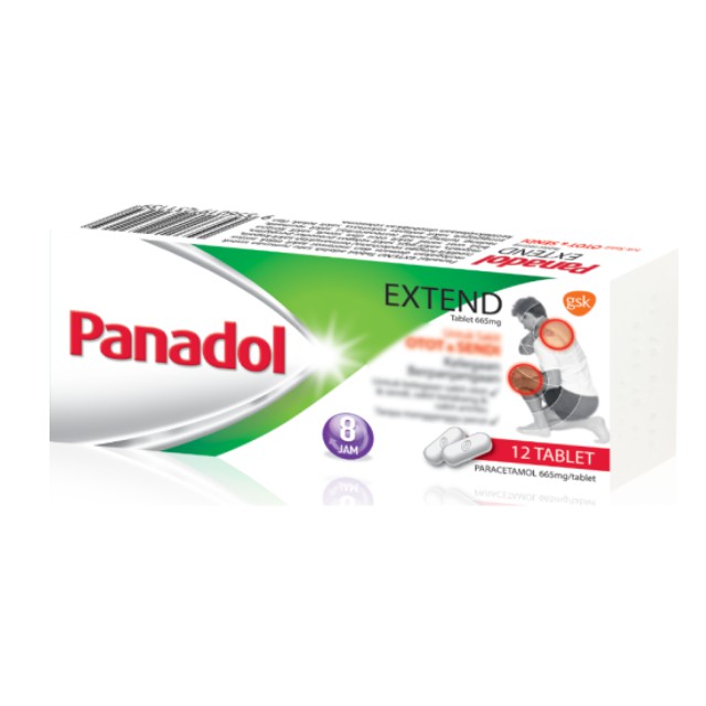 Panadol Extend for Muscle and Joint Pain Relief (12's) Shopee Malaysia