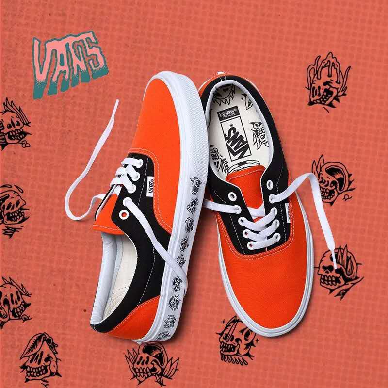 vans era orange