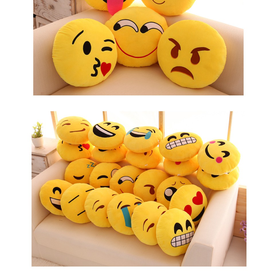 emoji plush doll