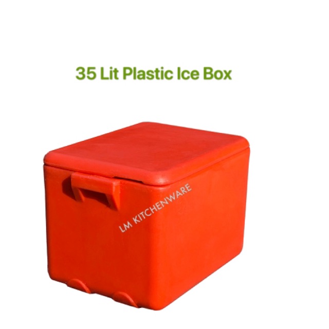 35 Lit HEAVY DUTY INSULATED THERMAL ICE BOX/ COOLER PICNIC STORAGE BOX