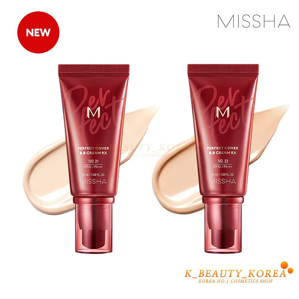 Missha M Perfect Cover Cream Rx 50ml Shopee Malaysia