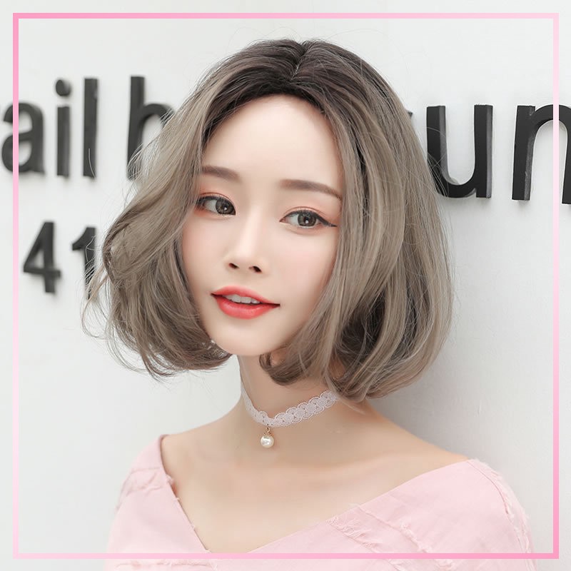 New Wig Female Bobo Short Hair Korean Fashion Without Bangs Wig Extentions