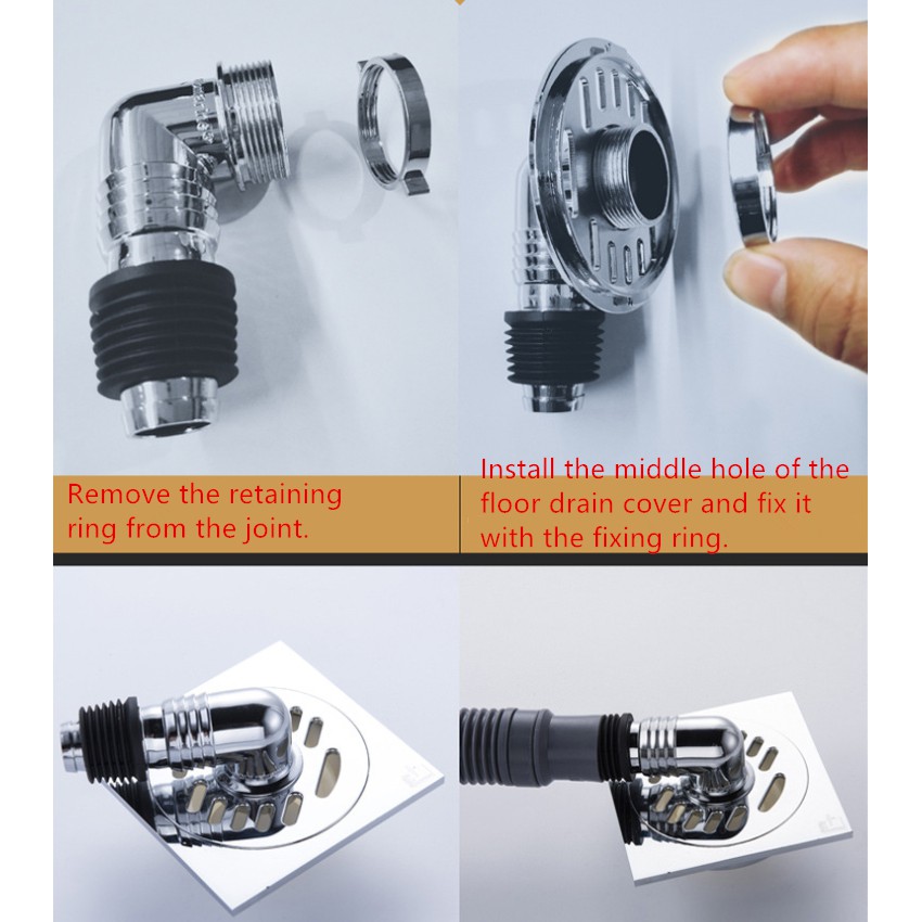 floor drain cover with hose connection