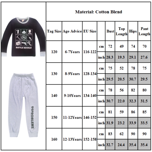 Fortnite Print Kids Boys Long Sleeves Sweatshirt Pants Sets Casual - details about 2pcs kids casual roblox hoodie sweatshirtpants set cartoon sportswear tracksuit