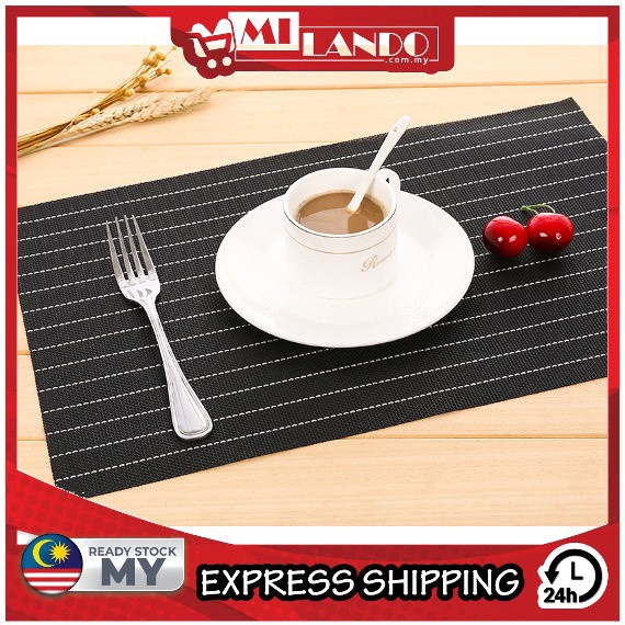 MILANDO Table Placemat Pad Heat Resistant Table Mat Non Slip Table Protector  (Type 2)