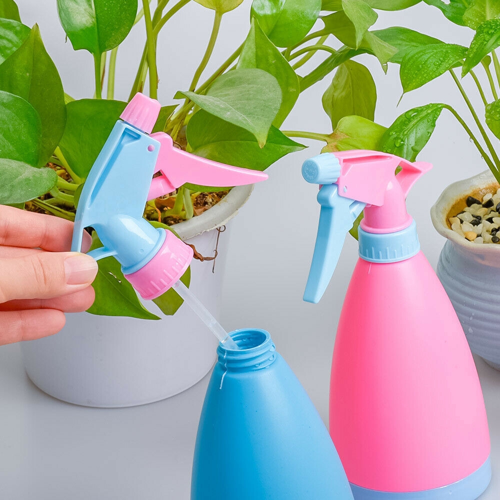 Fogger Spray Bottle Watering Can With Nozzle Gardening Tools white 1pcs