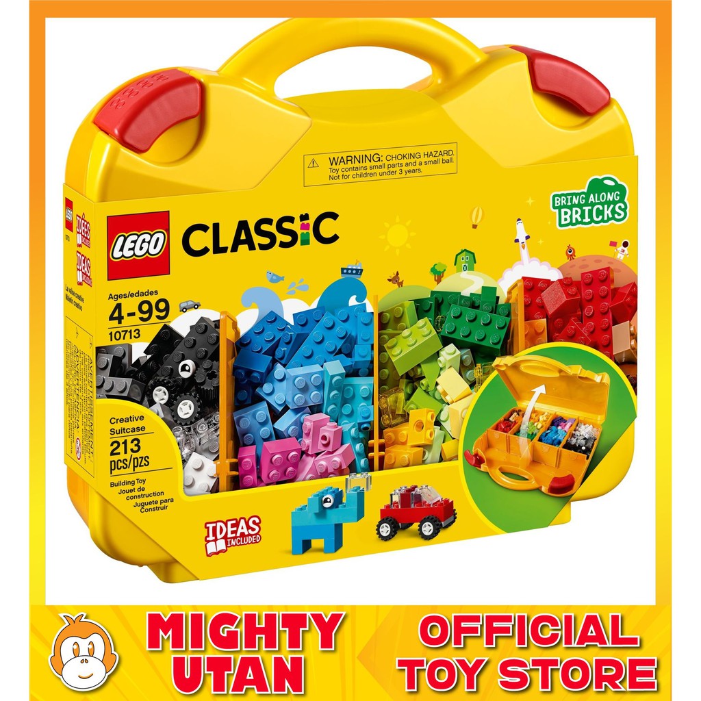 lego classic 10713 creative suitcase