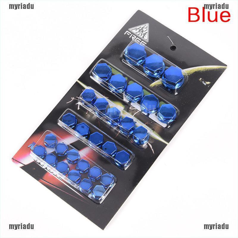 30Pc Motorcycle Screw Nut Bolt Cap Cover Decoration Centro Motorbike Ornament JE