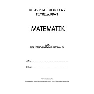 Ready Stock Buku Latihan Matematik Murah Menulis Nombor Dalam Perkataan Buku 2 Shopee Malaysia